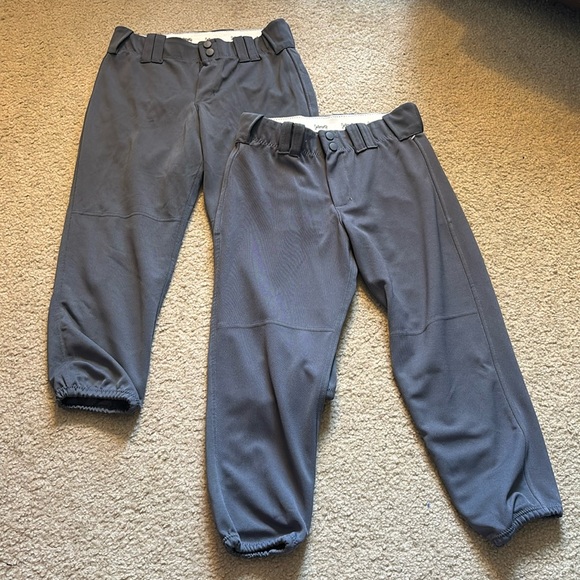 NWOT Bundle of 2 Intensity Women’s Gunmetal Softball Pants - Size S - Picture 1 of 11